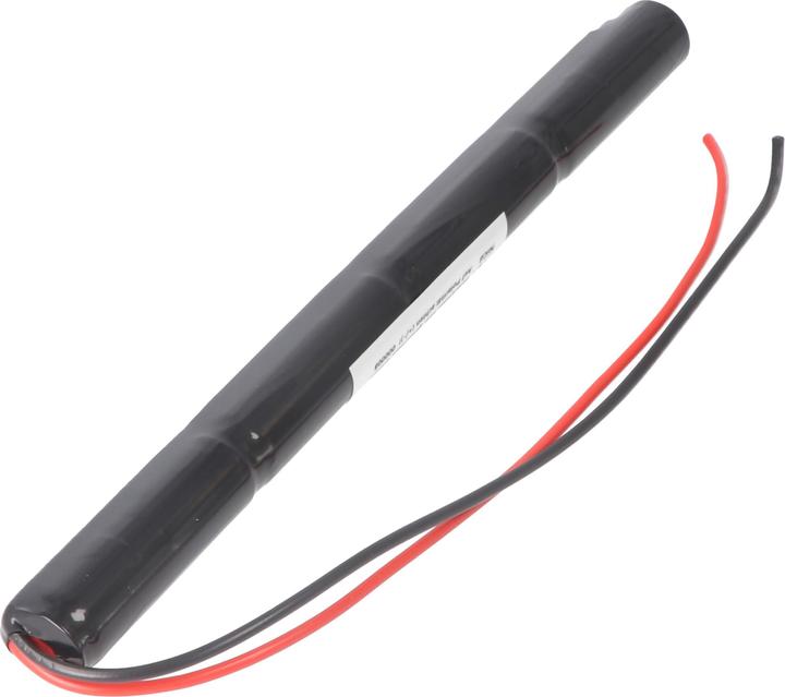 Actual product image XCell Emergency light battery NiCd 4.8V 800mAh L1x4 Mignon AA with 200mm cable one-sided (1 pcs., 800 mAh, Battery + charger)