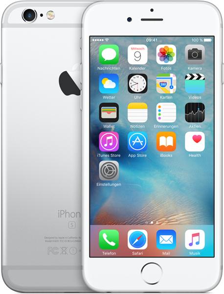 Produktbild Apple iPhone 6s Plus (32 GB, Silver, 5.50", Single SIM, 12 Mpx, 4G)