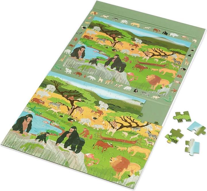 Immagine prodotto Scratch Puzzle magnetico savana grande (80 pezzi)