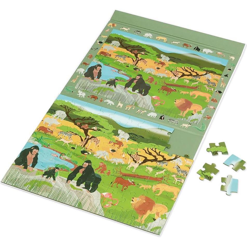 Thumbnail - Scratch Magnetpuzzle Savanne gross (80 Teile)