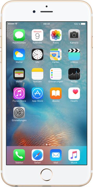 Produktbild Apple iPhone 6s Plus (32 GB, Gold, 5.50", Single SIM, 12 Mpx, 4G)