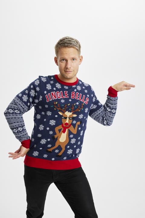 Actual product image Christmas Sweats Jingle Bells LED Sweater (M)