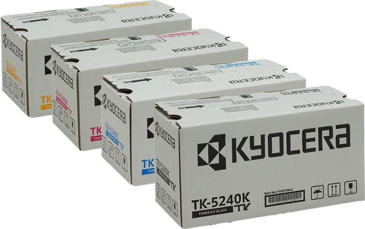 Kyocera Original TK-5240 SET Multipack / Set mit allen vier Farben (M, C, Y, BK)