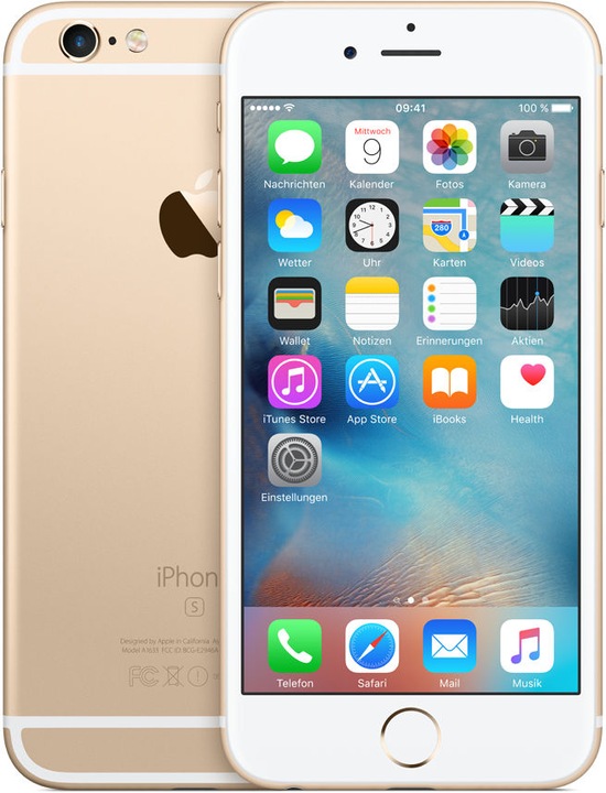 Actual product image Apple iPhone 6s (32 GB, Gold, 4.70", Single SIM, 12 Mpx, 4G)