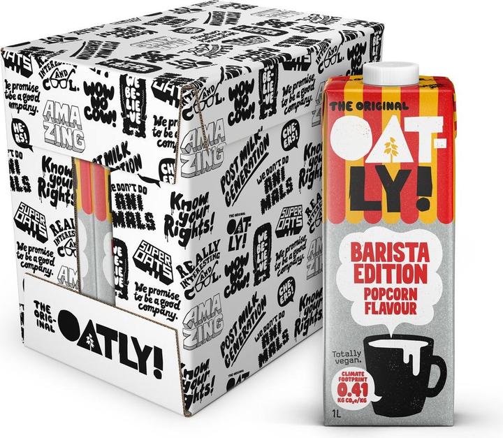 Image du produit Oatly Hafer Barista Popcorn (6 x 100 cl)