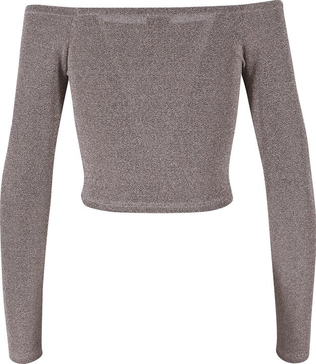 Produktbild Urban Classics Ladies Off Shoulder Glitter Longsleeve (4XL)