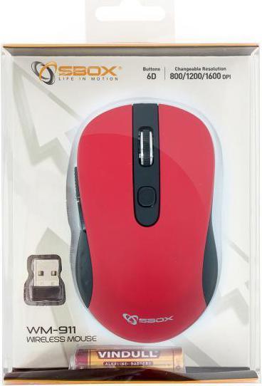 Produktbild Sbox mouse (WM-911) (Kabellos)