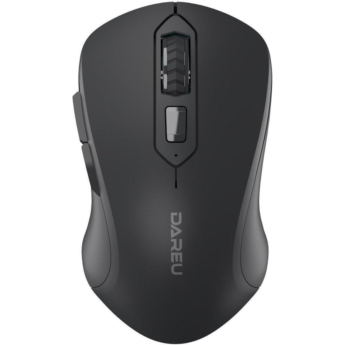 Dareu Wireless mouse LM115G 2.4 GHz (Kabellos), Maus, Schwarz