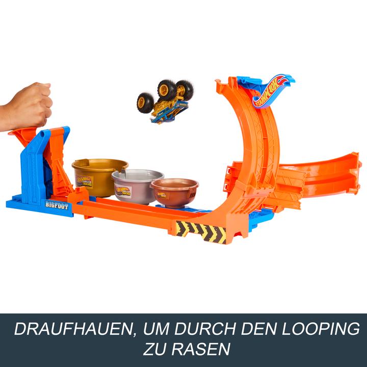 Actual product image Hot Wheels Monster Trucks 2-in-1 Loop & Flip Challenge