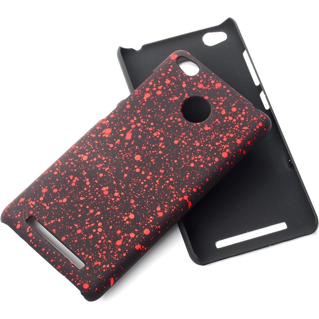 Thumbnail - König Design Handy Hülle Schutz Case Bumper Etuis für Xiaomi Redmi 3 Pro 3D Sterne Rot Neu (Xiaomi Redmi 3 Pro), Smartph...