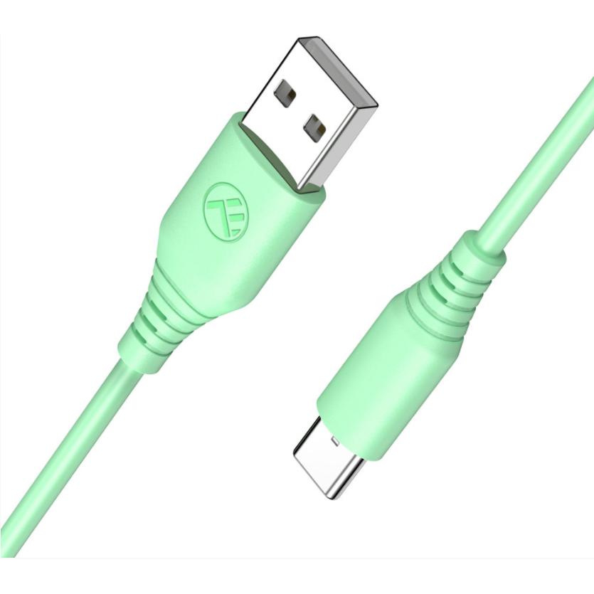 Thumbnail - Tellur Silicone USB to Type-C cable 3A, 1m, žalias (1 m, USB 3.2 Gen 1), USB Kabel