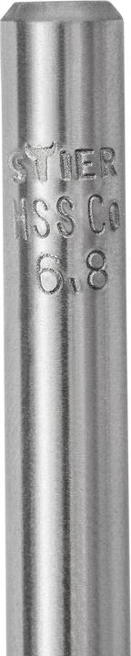 Produktbild Stier Spiralbohrer 6,8 mm Premium HSS-E Co5 DIN 338 135° (7,0 mm, 6,8 mm)
