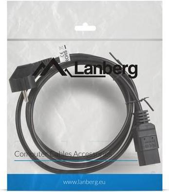 Actual product image Lanberg CA-C19C-10CC-0018-BK power cable for serveris CEE 7 / 7-> C19 16A 1.8m (1.80 m)