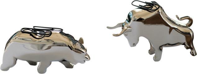 Produktbild Philippi Bull & Bear Büroklammerhalter, 2 tlg (2x)