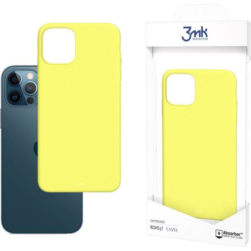 3MK Matt Case iPhone 12/12 Pro 6,1" limonka/lime (Apple iPhone 12), Smartphone Hülle, Gelb