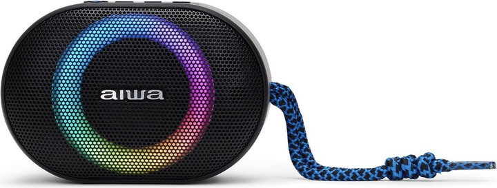 Actual product image Aiwa BST-330BL blue speaker (2.50 h)