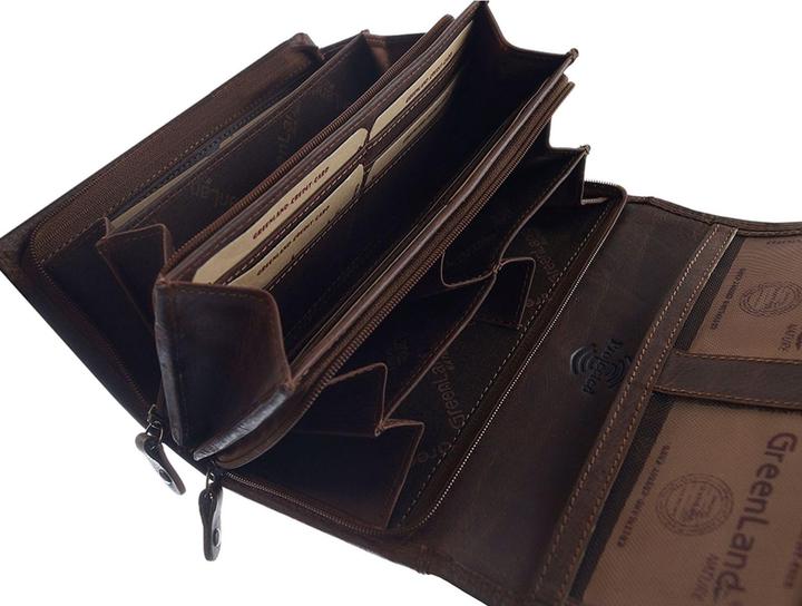 Immagine prodotto Greenland Nature Portafoglio Montenegro in pelle 19 cm