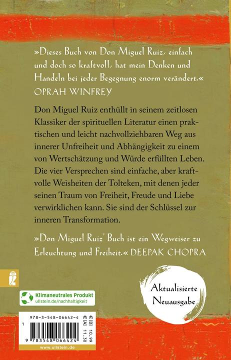 Actual product image Die vier Versprechen (German, Don Miguel Ruiz, 2022)