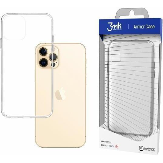 3MK Fully Secure AC iPhone 12 Pro Max Armor Case Clear (Apple iPhone 12 Pro Max), Smartphone Hülle, Transparent