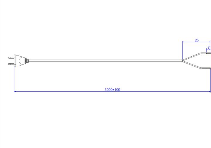 Produktbild Bachmann Stromkabel (3 m)