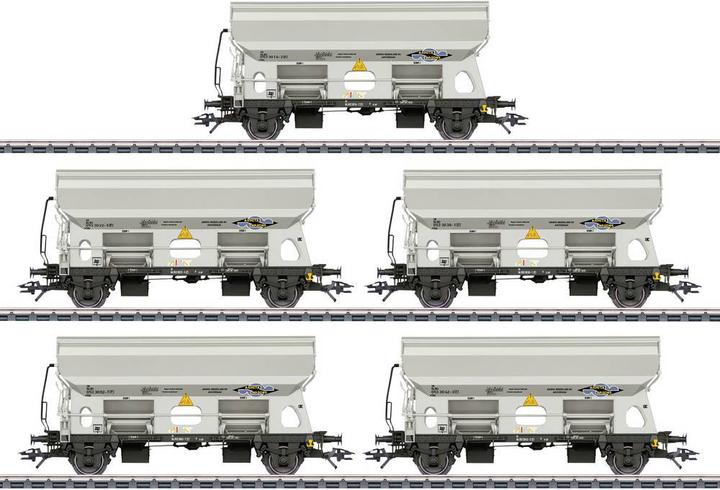 Image du produit Märklin Wagon à toit pivotant TDS de l'Armita wagons Amsterdam BV, lot de 5 (Piste H0)