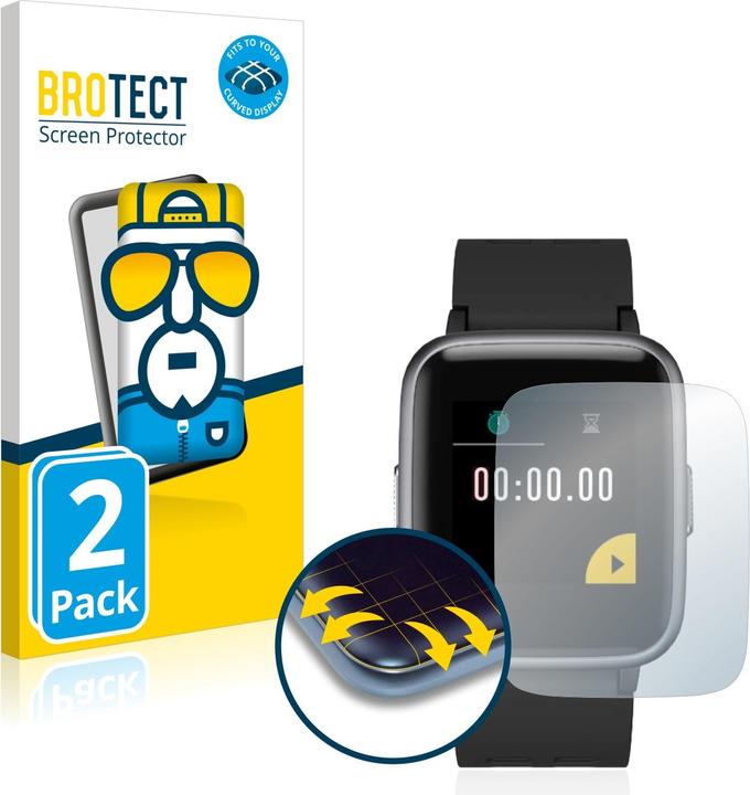 Productafbeelding BROTECT Volledig bedekkende screen protector (Fitness Tracker 1.3)