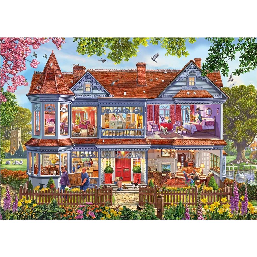 Thumbnail - Schmidt Spiele Haus im Frühling 1000 Teile (1000 Teile)