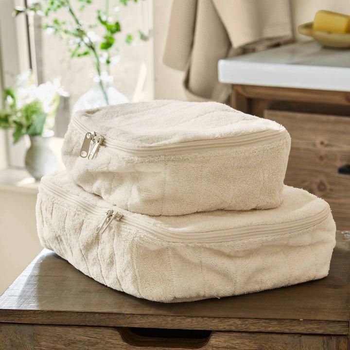 Produktbild Loberon Kosmetiktasche 2er Set Invarel creme