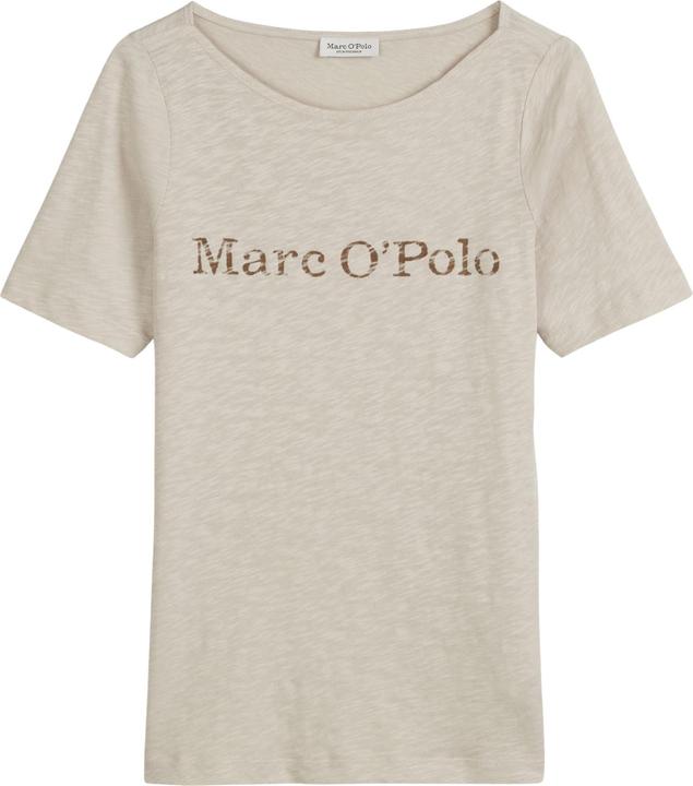 Actual product image Marc O'Polo Women's t-shirt with printed logo on the inside of the chest (S)