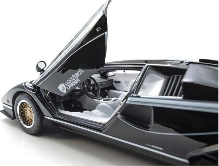 Produktbild Kyosho Lamborghini Countach LP500R Schwarz / Weiss, 1:18