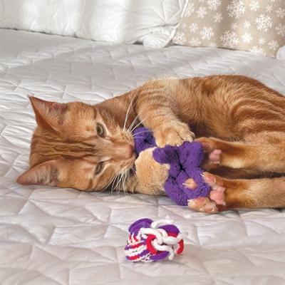 Immagine prodotto KONG Kat Active Rope Rood / Paars (Catmint giocattolo)