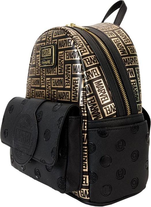 Actual product image Loungefly Marvel by mini rucksack logo