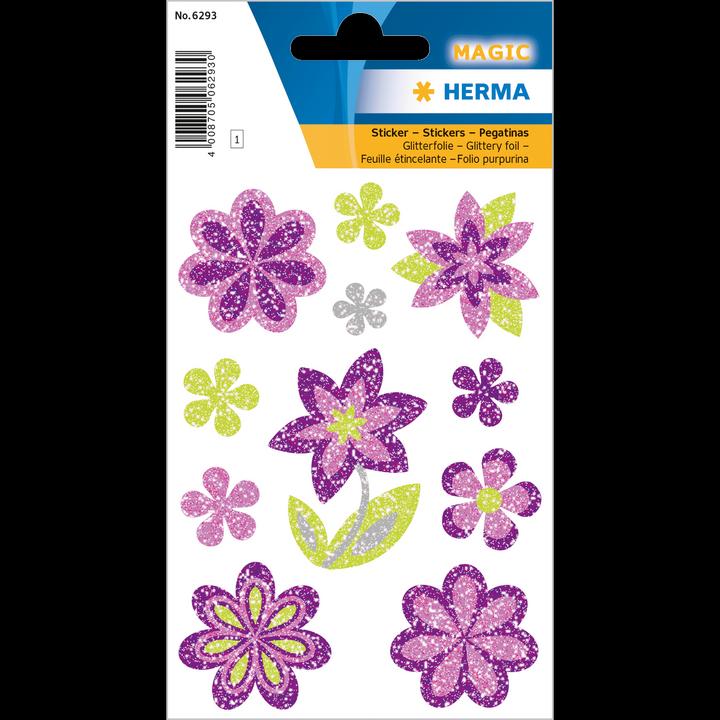 Produktbild Magni Sticker MAGIC Blumen Diamond glitter