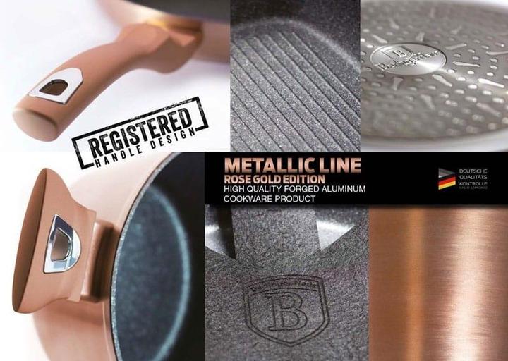 Produktbild BerlingerHaus GRANITE POT SET BH-6161 ROSE GOLD 17 ELEM. (Pfannenset + Topfset, Aluminium)
