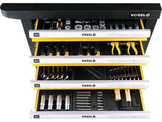 Produktbild Vorel Toya WORKSHOP CABINET 6-Drawer + 177pcs. TOOLS 58540 (90.10 cm, 45.80 cm)