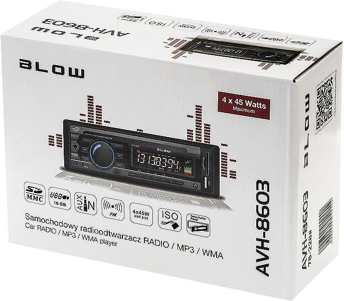 Actual product image Blow 78-228 Radio AVH-8603 MP3/USB/SD/MMC
