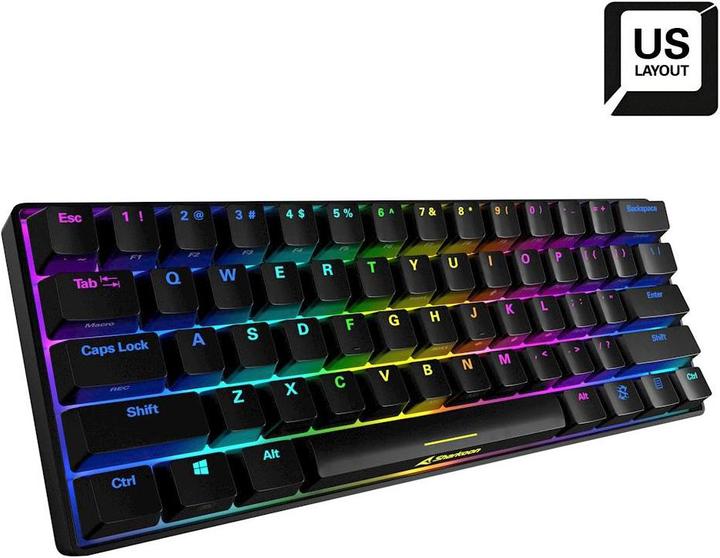 Produktbild Sharkoon SGK50 S4 Black Kailh Red US (US, Kabelgebunden)