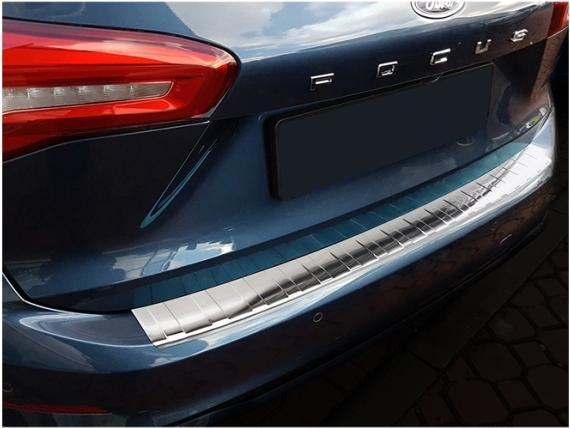Produktbild Avisa Edelstahl Ladekantenschutz für Ford Focus Kombi ab 2018 bis heute (Heck)