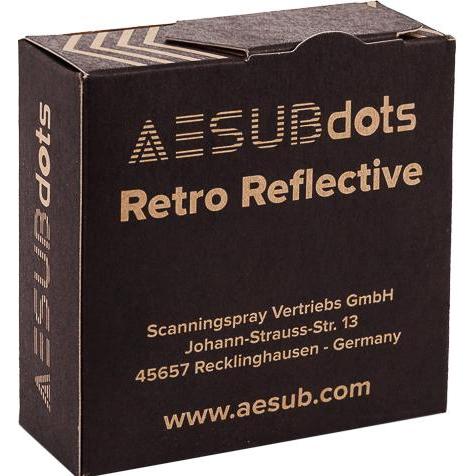 Thumbnail - Aesub DOTS TARGETS RETRO EASY 3mm AESD203 SCANNING TARGETS 3000Stk/Rolle (Ersatzteile), 3D Drucker Zubehör