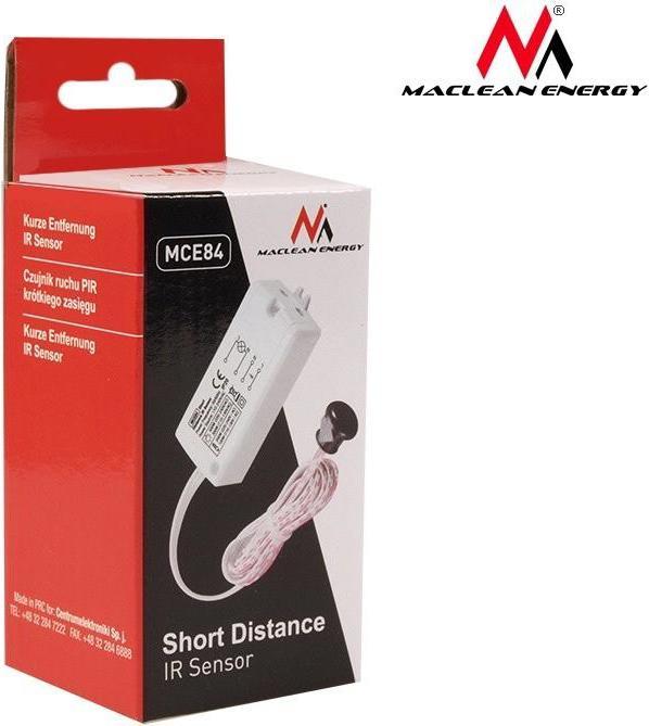 Produktbild Maclean MCE84 IR sensor short distance 5 cm LED lighting IP20 5A automatic light control (0.06 m)