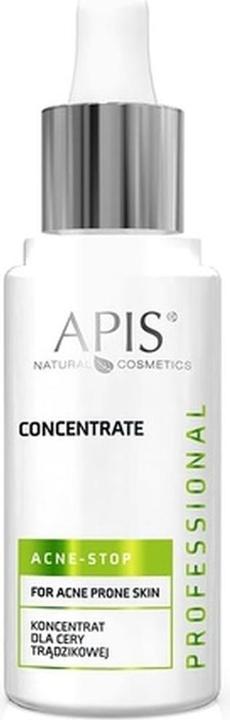 Actual product image Apis Natural Cosmetics Apis Acne-Stop Concentrate For Acne Skin Regulating Sebum Secretion 30Ml (30 ml)