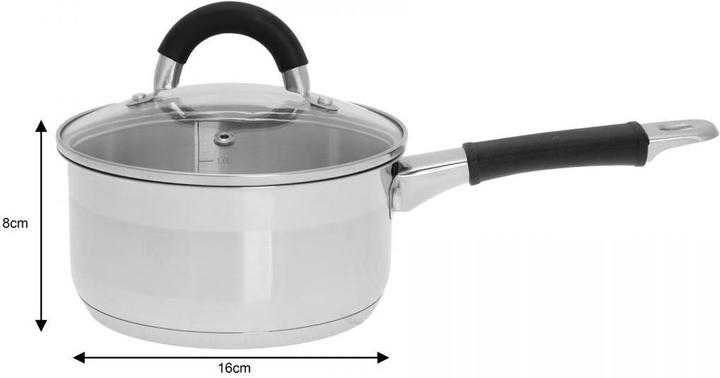 Image du produit Kinghoff PUODAS 16cm KH-1255 1,5L (Casserole, Acier inoxydable)