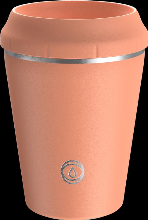 Actual product image Topl Reusable Travel Mug 236ml - Leakproof Coffee Cup - Insulated, Stroll Peach (236 ml)
