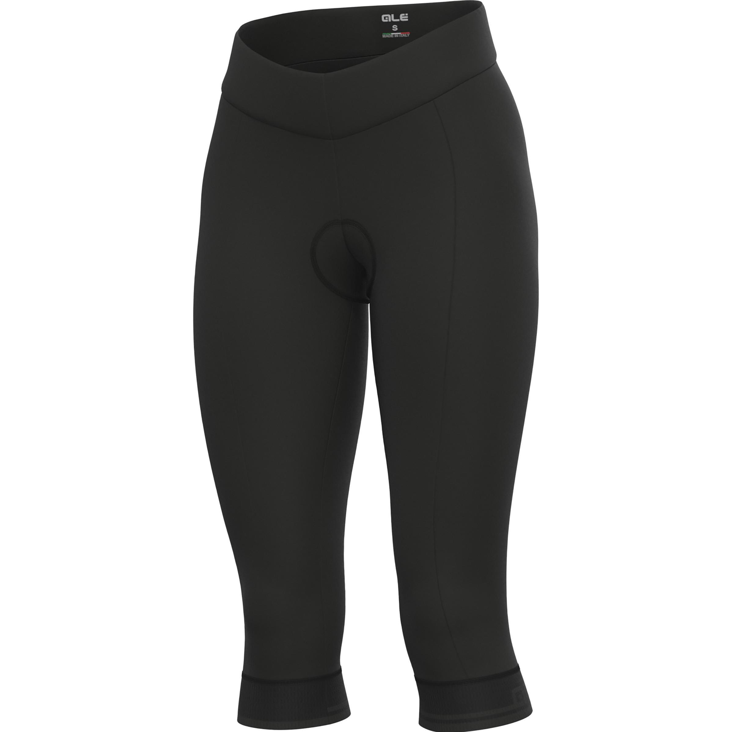 Alé, Damen, Velohosen, Damen Freetime Classico 3/4 Radhose (M), Schwarz, M