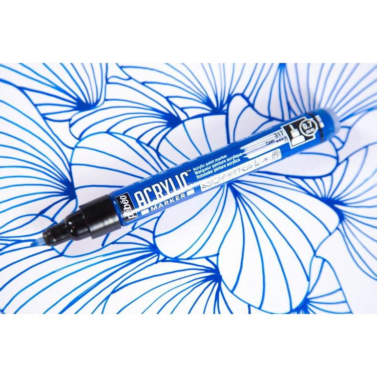 Pebeo, Evidenziatori, Acrylic Marker Fine Punta 1,2Mm