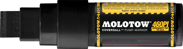 Actual product image Molotow Permanent marker Masterpiece Coversall refillable 460 PI 15mm signal black (Black, 15 mm, 1 x)