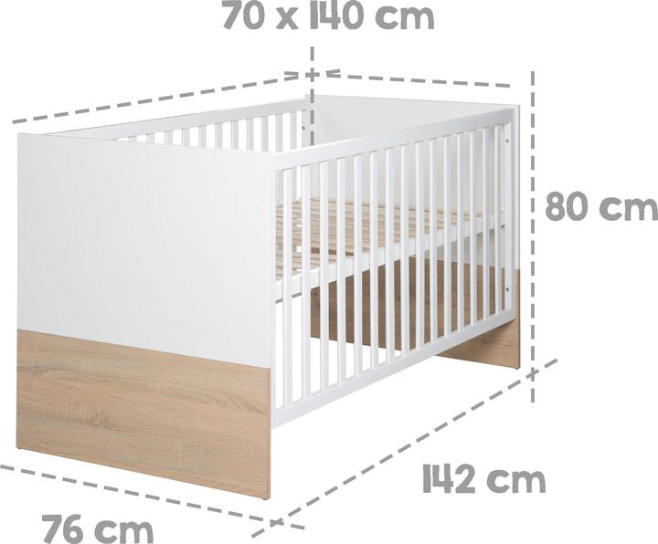 Image du produit Roba Gabriella (Lit de bébé, Unité de changement)