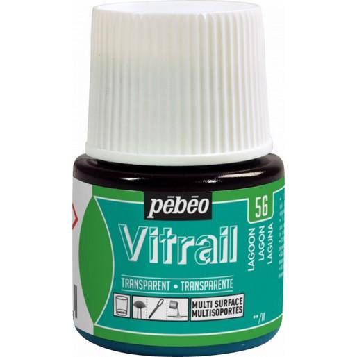 Pebeo, Colore + Vernice per fai da te, Vitrail Trasparente (45 ml)