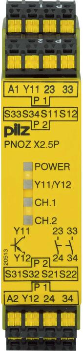 Pilz 787308 PNOZ X2.5P C 24VDC 2n/o 1so