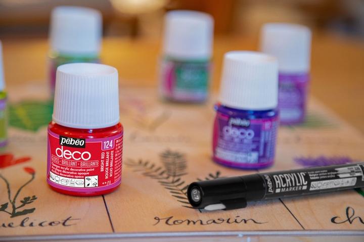 Actual product image Pebeo Deco Glossy acrylic paint (Aqua blue, 45 ml)